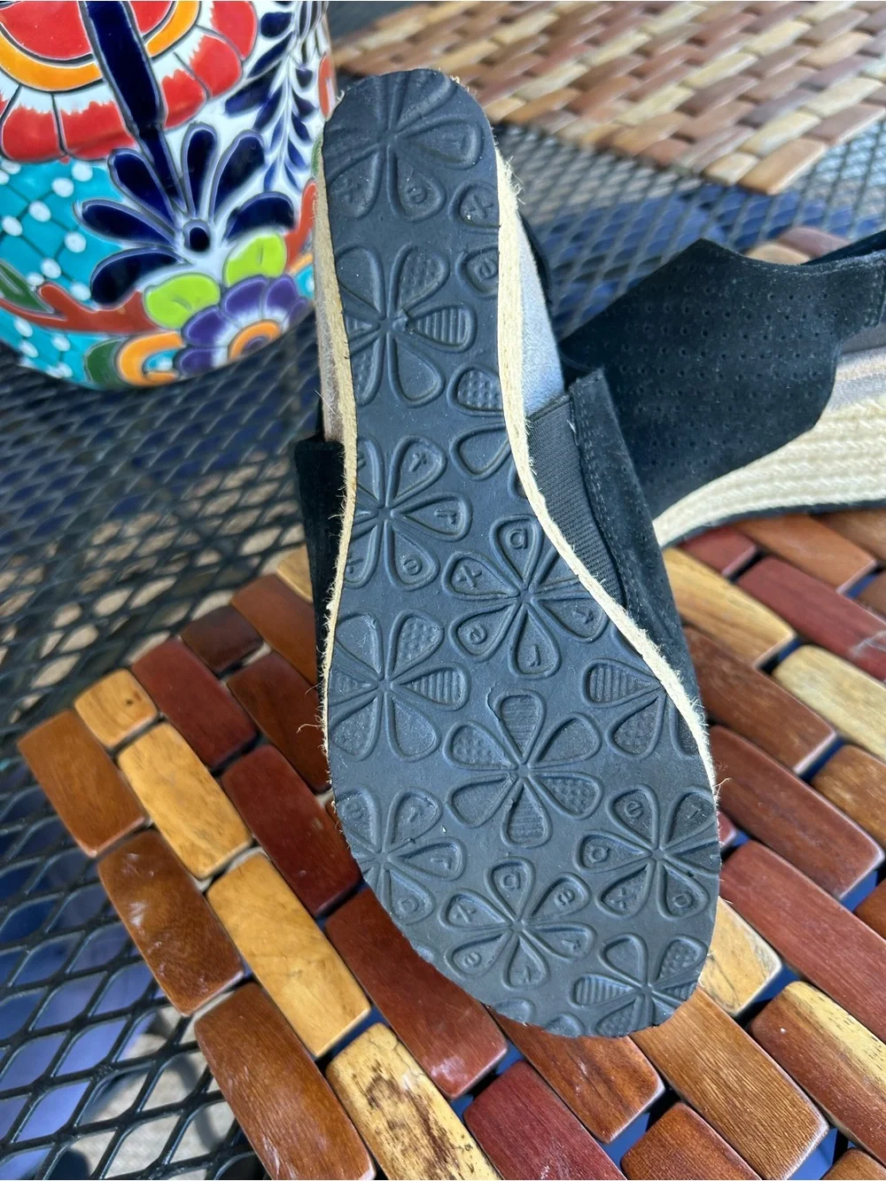 Aetrex Espadrille Wedge Sandals, size 7, EUR 37 NEW - Picture 6 of 13